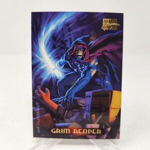 1994 Marvel Masterpieces #46 Grim Reaper Trading Card,Hildebrandt Brothers (b26)